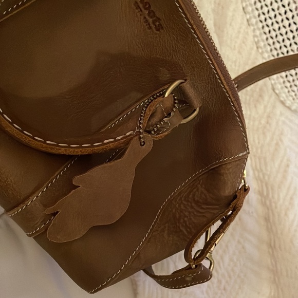 Brown roots purse with strap - Picture 3 of 6